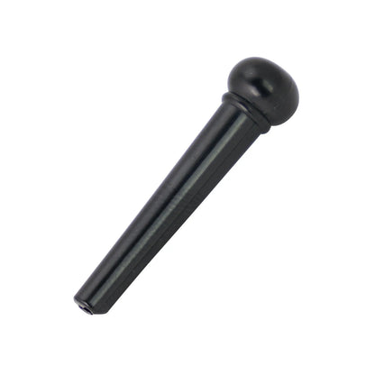 Crossfire Acoustic Guitar Bridge Pins Set of 6 Black Hard Plastic 25mm Stem 5mm Head 5 Degree Taper — view 3