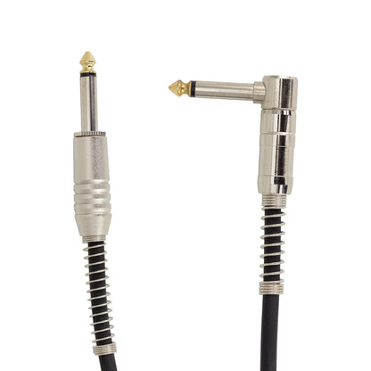Crossfire 20' / 6 Metre Instrument Cable with Straight/Angled Metal Jacks — view 2