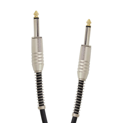 Crossfire 6' / 2 Metre Instrument Cable with Chrome Straight Jacks and Gold Plated Tips — view 2
