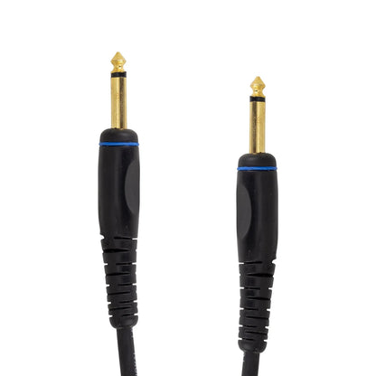 Crossfire 20' / 6 Metre Instrument Cable with Straight Moulded Jacks and Gold Plated Tips — view 2
