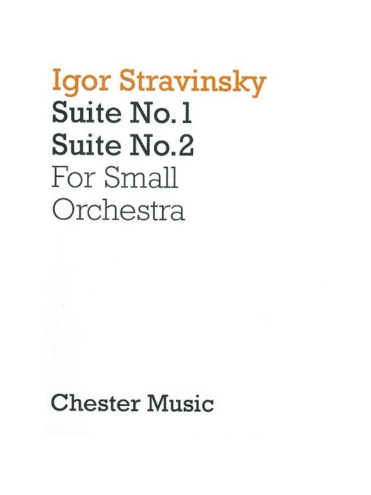 Stravinsky - Suites No 1 & 2 Small Orch Study Score