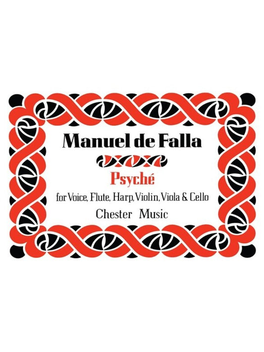 Falla - Psyche Sop/Flu/Harp/Violin/Vla/Vlc (Music Score) Book