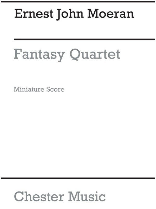 Moeran - Fantasy Quartet Miniature Score