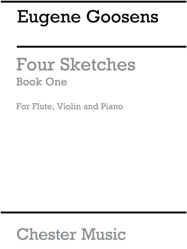 Goossens - 4 Sketches Book 1 Score/Parts (Pod)