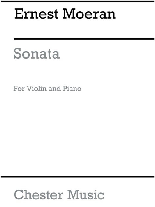 Moeran - Sonata For Violin/Piano (Pod) (Softcover Book)