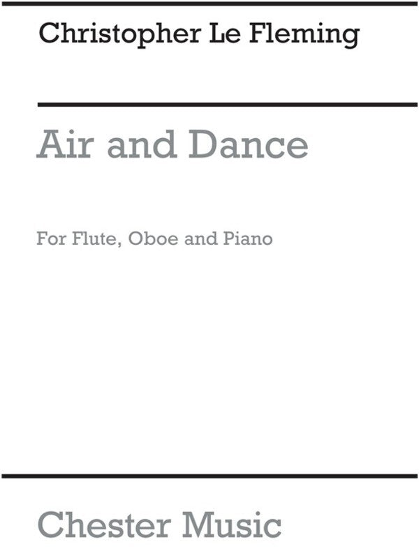 Fleming - Air And Dance Flute Or Oboe/Piano (Pod) (Softcover Book)