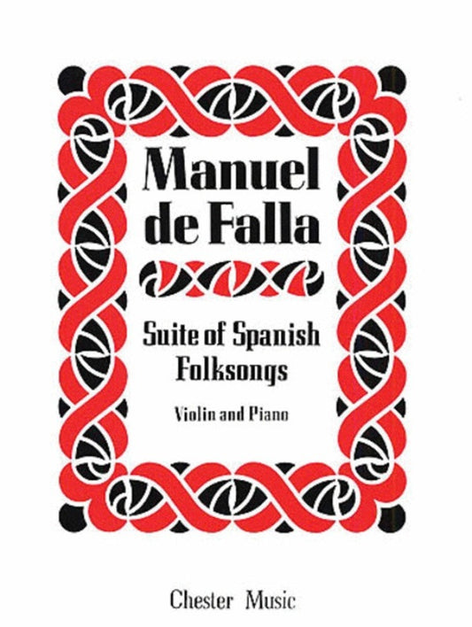 Falla - Suite Of Spanish Folksongs Violin/Piano (Softcover Book)