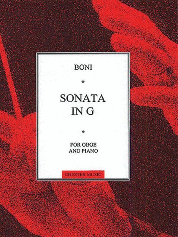 Boni - Sonata in G for Oboe and Piano