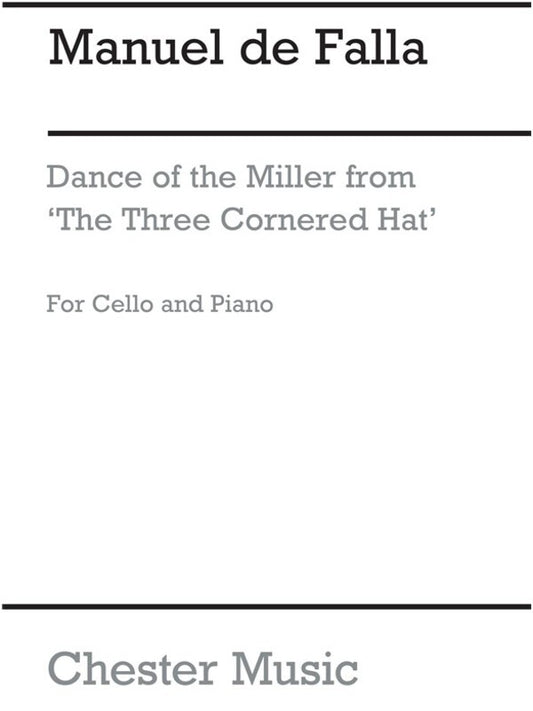 Falla - Dance Of The Miller For Cello/Piano (Softcover Book)