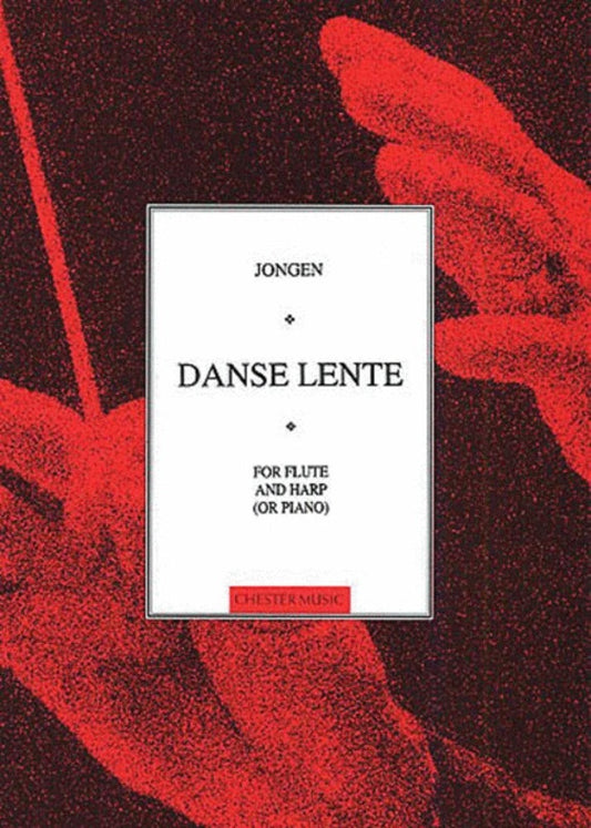 Jongen - Danse Lente Op 66 For Flute/Piano (Softcover Book)