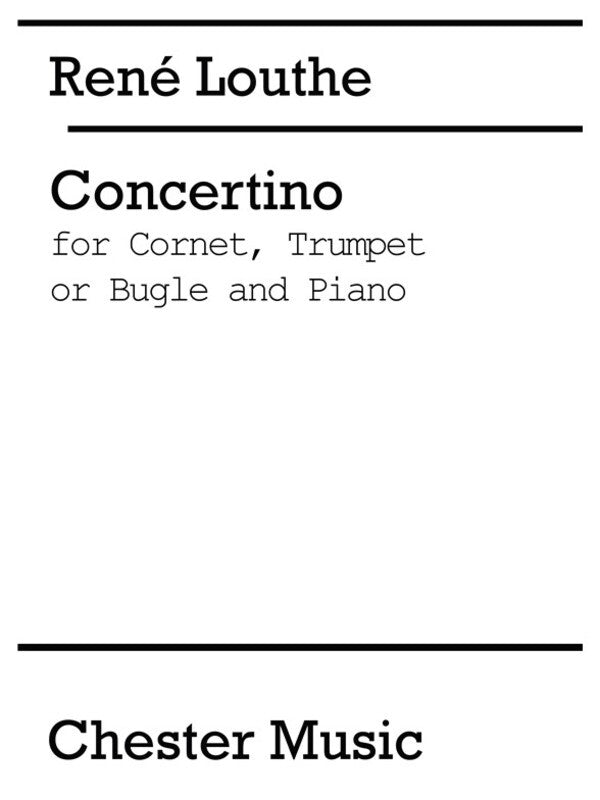 Louthe - Concertino Trumpet/Piano (Pod) (Softcover Book)