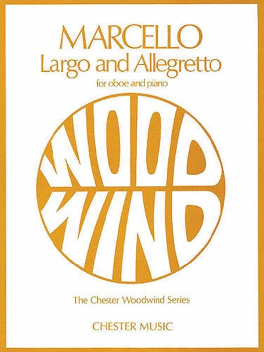 Marcello - Largo And Allegretto For Oboe/Piano (Softcover Book)
