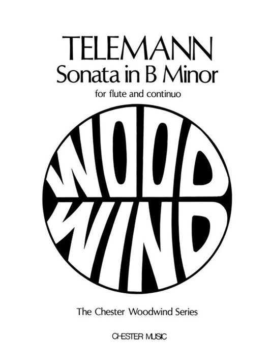 Telemann - Sonata In B Minor Flute/Piano (Softcover Book)