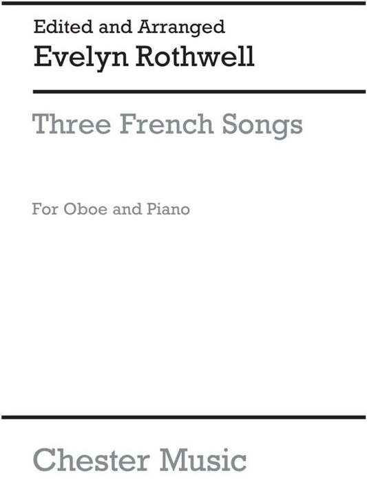 Rothwell 3 French Pieces Oboe And Piano (Softcover Book)