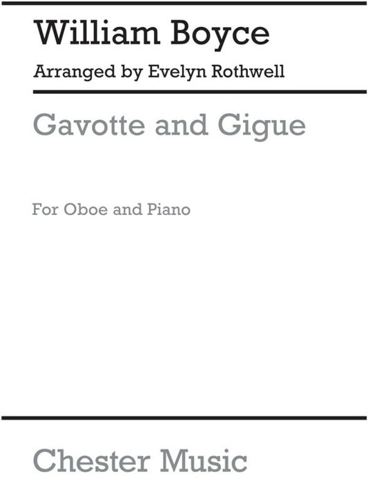 Boyce - Gavotte And Gigue For Oboe/Piano (Pod) (Softcover Book)