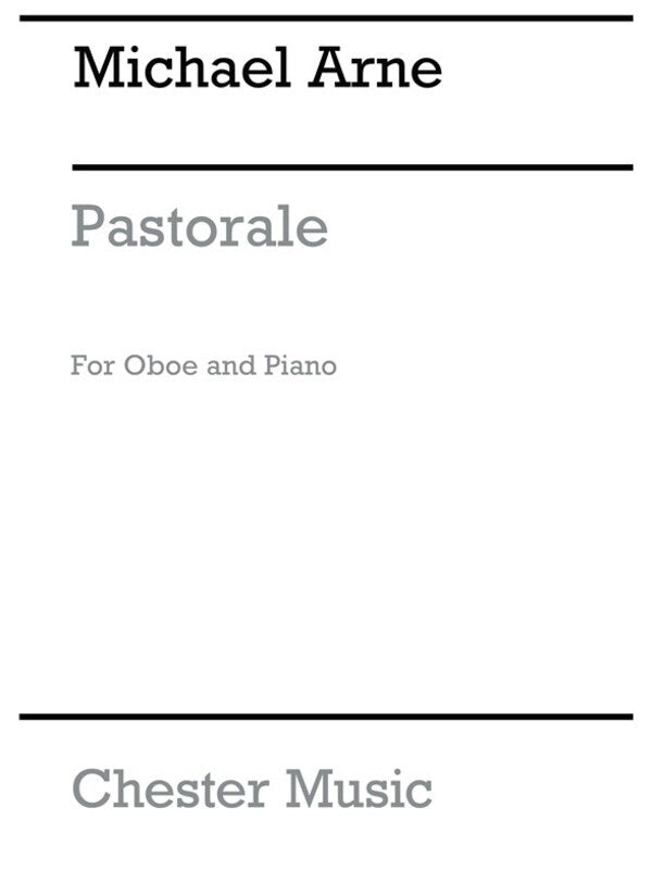 Arne - Pastorale For Oboe/Piano (Pod) (Softcover Book)