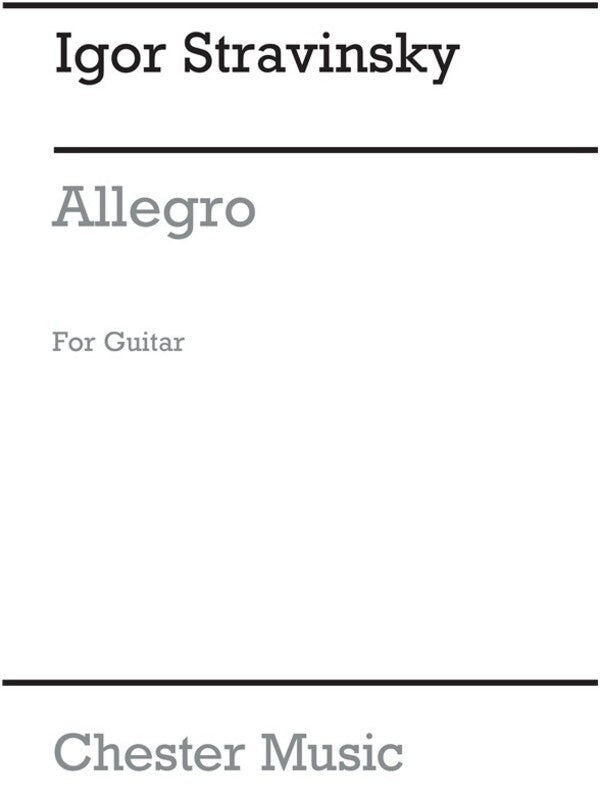 Stravinsky - Allegro From Les Cinq Doigts Guitar (Pod) (Softcover Book)