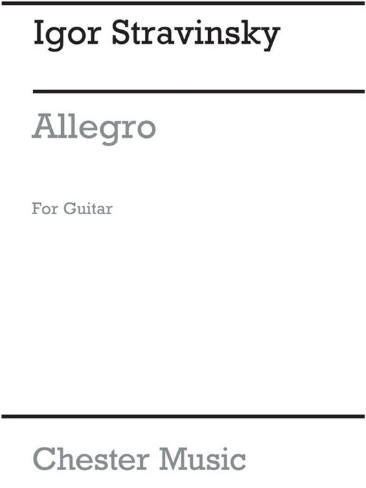 Stravinsky - Allegro From Les Cinq Doigts Guitar (Pod) (Softcover Book)