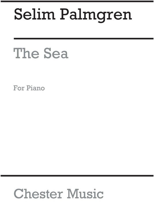 Palmgren - Sea Prelude For Piano (Pod) (Softcover Book)
