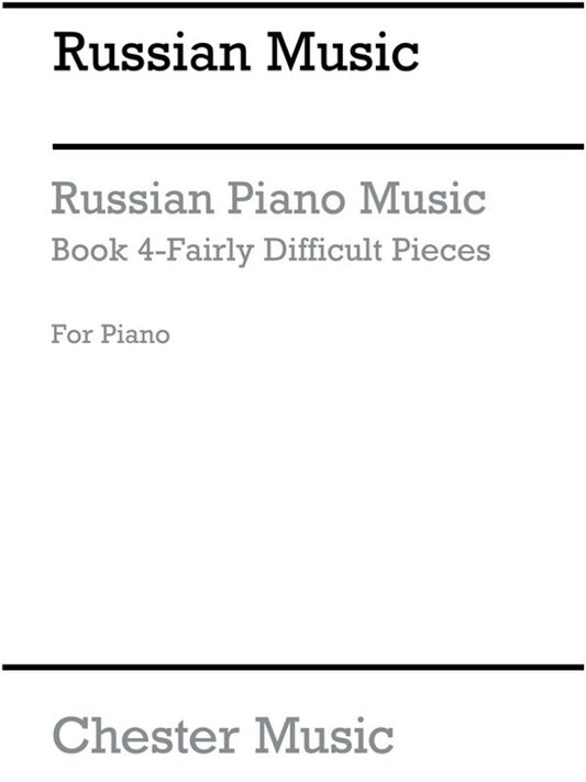 Russian Piano Music Vol 4 (Pod) (Softcover Book)