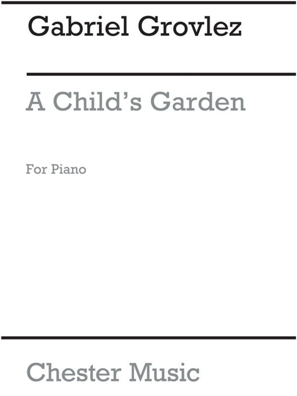 Grovlez - A Childs Garden For Piano (Pod) (Softcover Book)