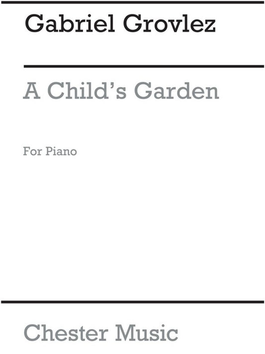 Grovlez - A Childs Garden For Piano (Pod) (Softcover Book)