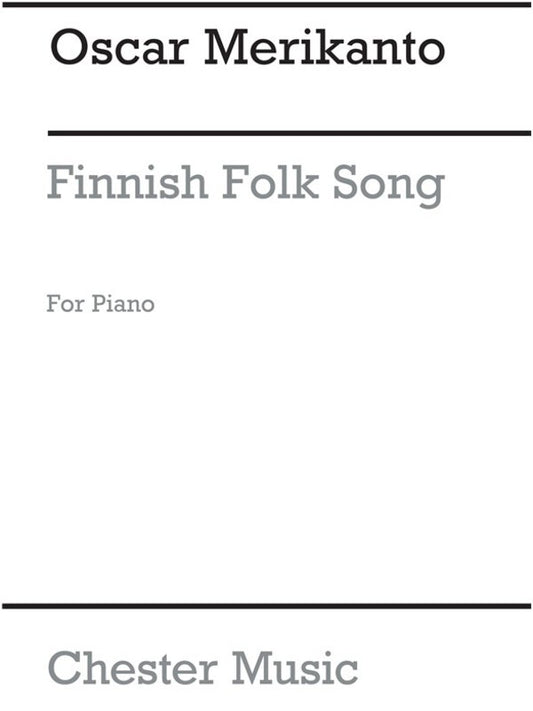Merikanto - Finnish Folk Song For Piano (Pod) (Softcover Book)