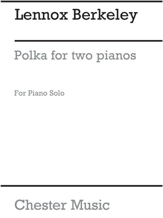 Berkeley - Polka For 2 Pianos For Piano Solo (Pod) (Softcover Book)