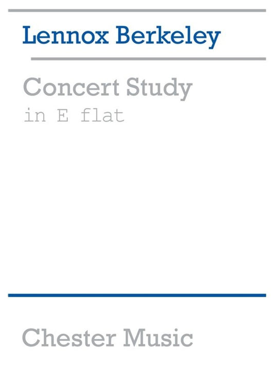 Berkeley - Concert Study E Flat Op 48 No 2 Piano (Softcover Book)