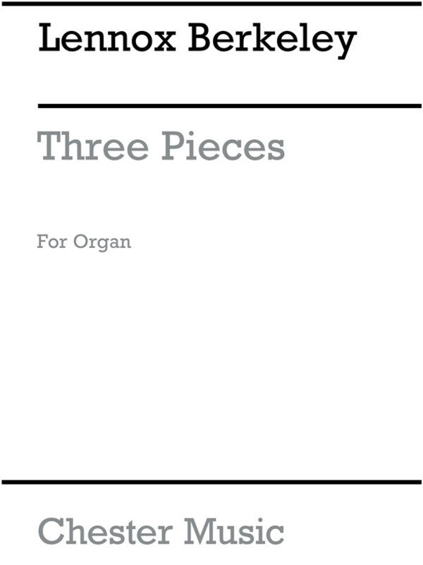Berkeley - 3 Pieces Op 72 Organ (Softcover Book)