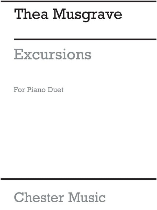 Musgrave - Excursions For Piano Duet (Pod) (Softcover Book)