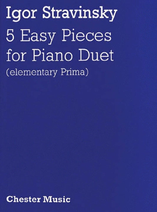 Stravinsky - 5 Easy Pieces For Piano Duet (Softcover Book)