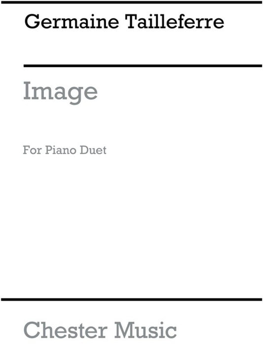 Tailleferre Image For Piano Duet (Pod) (Softcover Book)