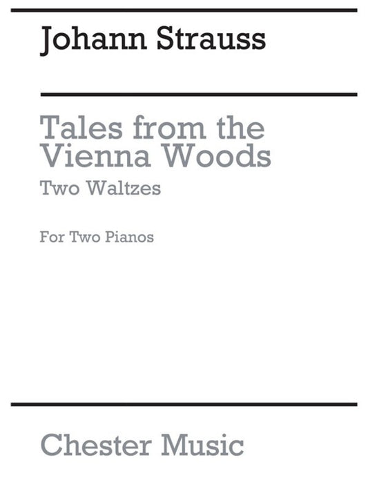 Strauss - 2 Waltzesfrom Vienna Woods For 2 Pianos (Softcover Book)