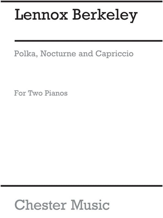 Berkeley - Polka Nocturne Capriccio For 2 Pianos (Pod) (Softcover Book)