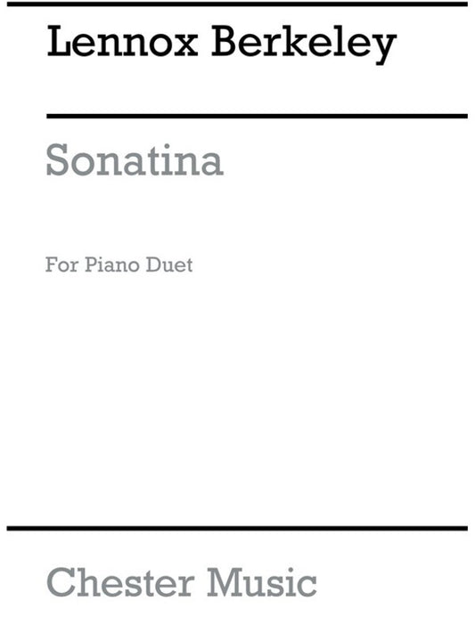 Berkeley - Sonatina For Piano Duet (Pod) (Softcover Book)