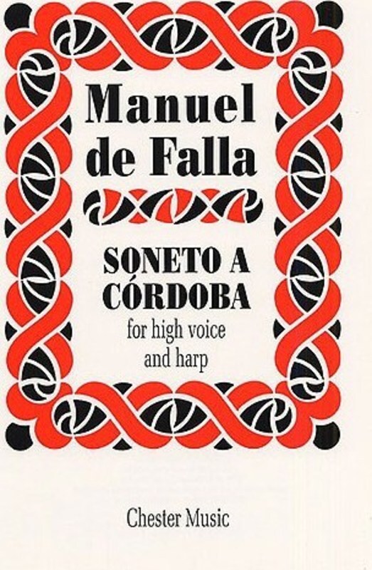 Falla - Soneto A Cordoba High Voice/Harp (Softcover Book)