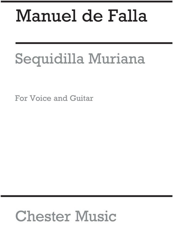 Falla - Seguidilla Murciana Medium Voice/Guitar (Pod) (Softcover Book)