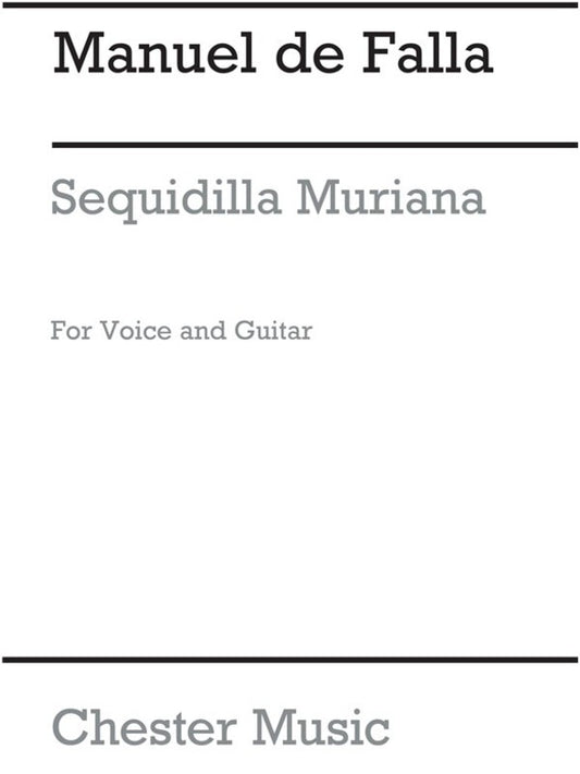 Falla - Seguidilla Murciana Medium Voice/Guitar (Pod) (Softcover Book)