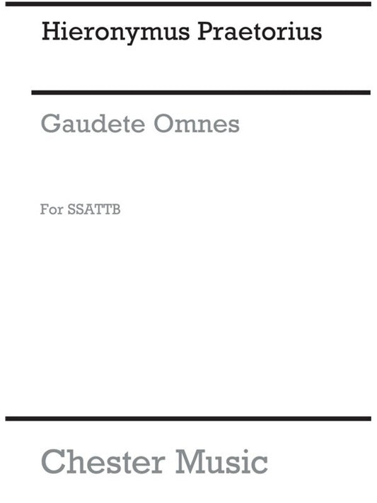 Praetorius Gaudete Omnes SSATTB(Arc)