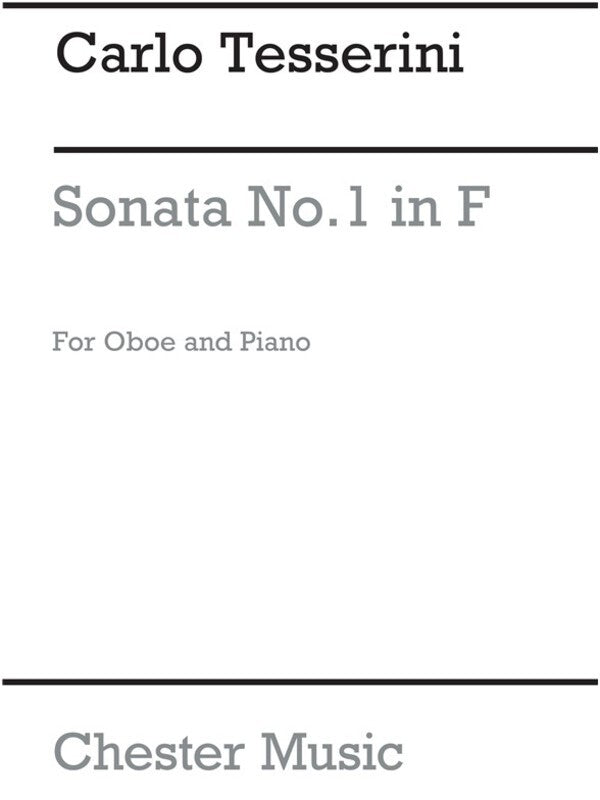 Tessarini Sonata 1 In F Oboeandpiano(Arc) (Softcover Book)