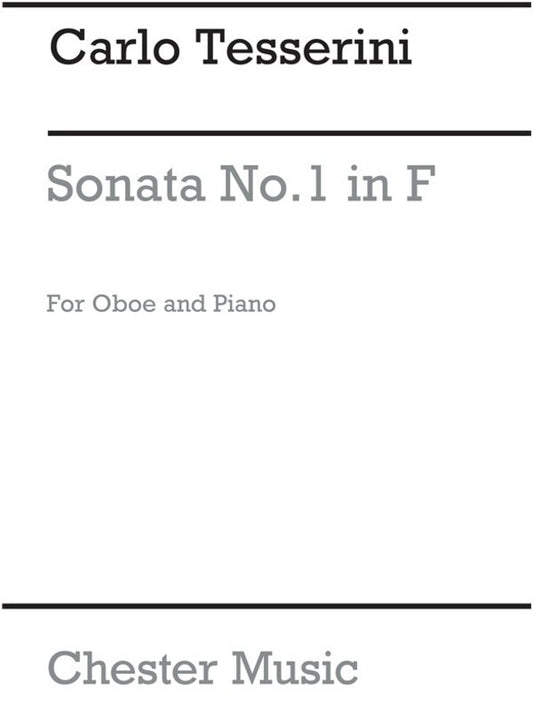 Tessarini Sonata 1 In F Oboeandpiano(Arc) (Softcover Book)