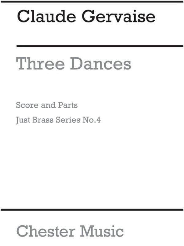 Just Brass 04 3 Dances Gervaise(Arc) (Music Score/Parts) Book