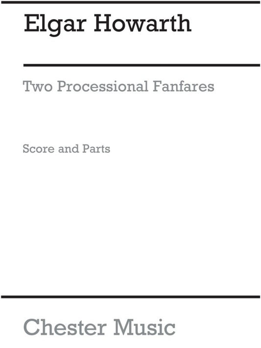 Just Brass 06 2 Proces.Fanfares Howarth (Music Score/Parts) Book
