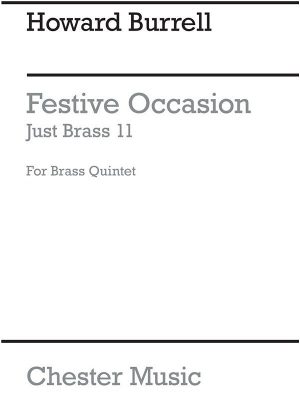 Just Brass 11 Festive Occasion Burrell (Music Score/Parts) Book