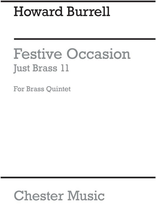 Just Brass 11 Festive Occasion Burrell (Music Score/Parts) Book