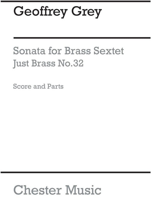 Just Brass 32 Sonata For Brass Grey (Music Score/Parts) Book
