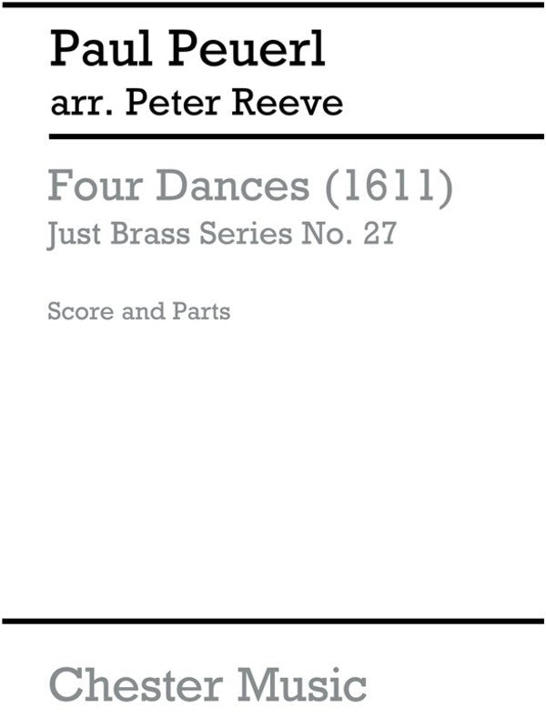 Just Brass 27 4 Dances Peuerl(Arc) (Music Score/Parts) Book