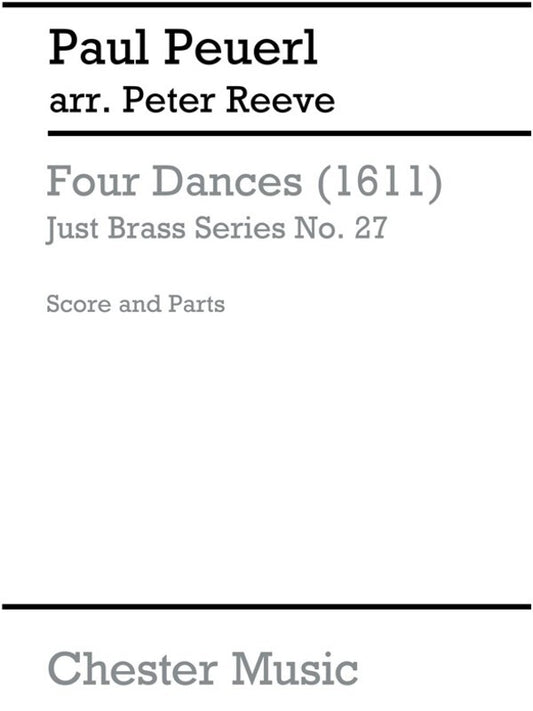 Just Brass 27 4 Dances Peuerl(Arc) (Music Score/Parts) Book