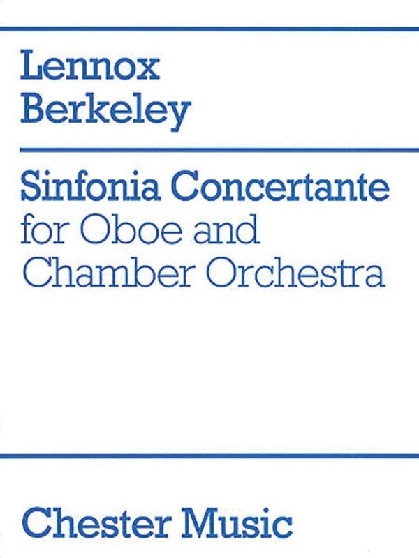 Berkeley Sinfonia Concertante Oboeandpiano (Softcover Book)
